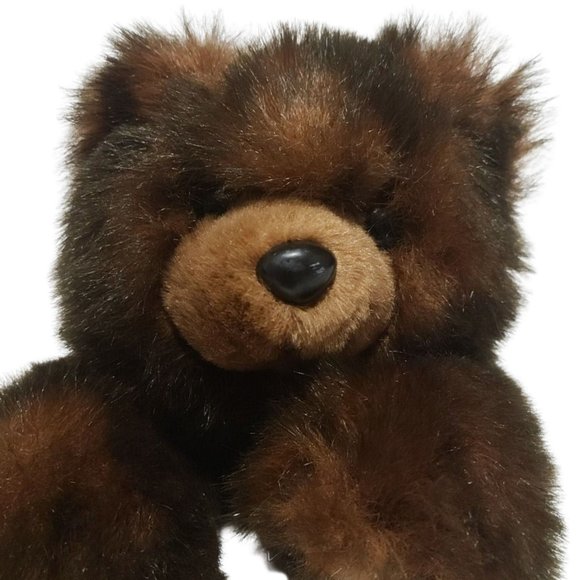 Vintage MJC International Brown Teddy Bear made in USA 1992 - Picture 2 of 8